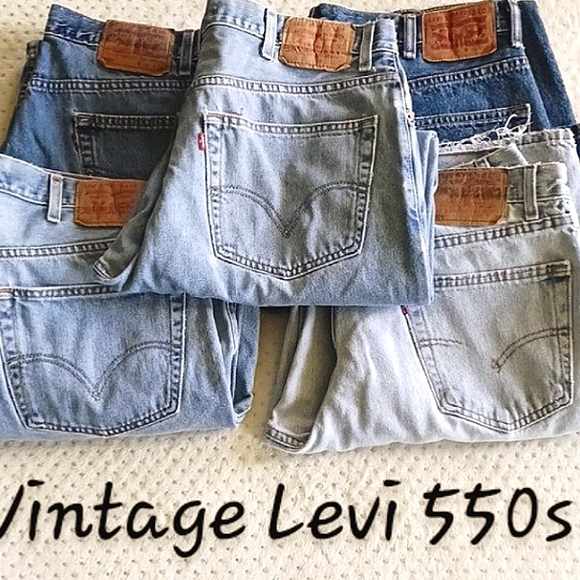 Various Vintage Levi Jeans & shorts in all sizes and styles 501s 550s 517s 505s - Picture 8 of 16